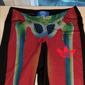 Adidas X Rida Ora skeleton leggings size XS